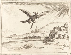 Sas elveszíti régi tollait, 1628. alkotó: Jacques Callot