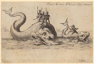 A pfalzburgi herceg bevonulása, „A torna” sorozat 2. lapja alkotó: Jacques Callot