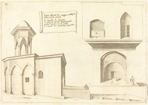 A Szent Sír templom felemelése alkotó: Jacques Callot