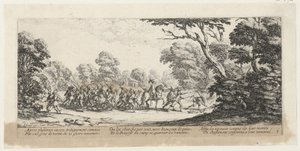 A bűnözők leleplezése, a „A háború borzalmai” című sorozat 9. része alkotó: Jacques Callot