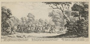 A bűnözők leleplezése, a „A háború borzalmai” című sorozat 9. része alkotó: Jacques Callot