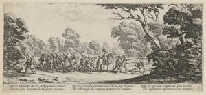 A bűnözők leleplezése, a „A háború borzalmai” című sorozat 9. része alkotó: Jacques Callot
