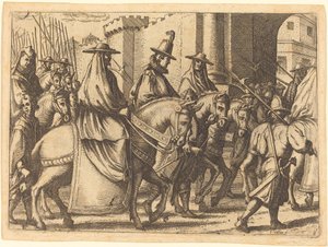 Belépés Ferrarába alkotó: Jacques Callot