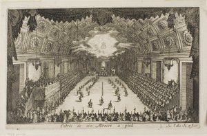 Őfelsége gyalogosan, a Harc a sorompónál című filmből alkotó: Jacques Callot