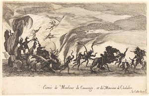 M. de Couvonge és M. de Chalabre bejegyzése alkotó: Jacques Callot