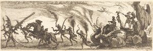 M. de Couvonge és M. de Chalabre bejegyzése [kiegészítő tábla] alkotó: Jacques Callot