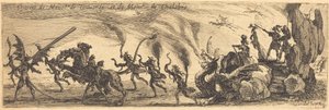 M. de Couvonge és M. de Chalabre bejegyzése [kiegészítő tábla], 1627. alkotó: Jacques Callot