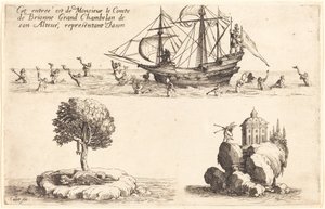 M. le Comte de Brionne, Őfelsége nagykamarás belépése, Jason képviselője alkotó: Jacques Callot