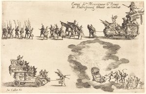 Pfaltzbourg hercegének belépése alkotó: Jacques Callot