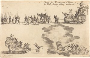 Pfaltzbourg hercegének belépése alkotó: Jacques Callot