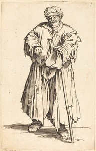 Kövér koldus lesütött szemmel alkotó: Jacques Callot