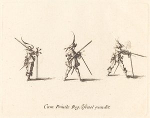 A muskéta tüzelése alkotó: Jacques Callot