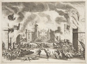 Soliman negyedik felvonása alkotó: Jacques Callot