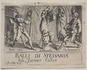 Előlap, 1621. alkotó: Jacques Callot