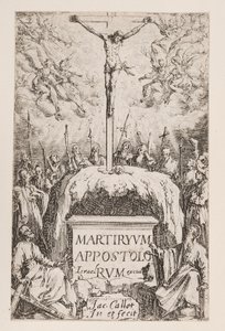 Homlokzat; 1. sz. az apostolok vértanúságából alkotó: Jacques Callot