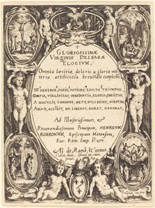 A "Gloriosissimae" előlapja alkotó: Jacques Callot