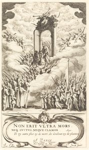 A szentek naptárának előlapja alkotó: Jacques Callot
