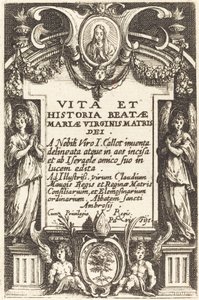 A „The Life of the Virgin” címlapja alkotó: Jacques Callot