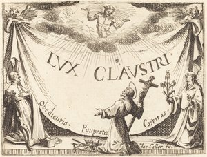 A "The Light of the Cloister" előlapja alkotó: Jacques Callot