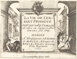 A "The Prodigal Son" frontképe alkotó: Jacques Callot