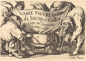 A "Varie Figure Gobbi" ("Különféle púpos figurák") előlapja alkotó: Jacques Callot