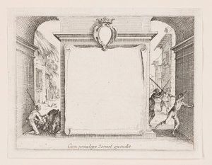 Frontispiece, a La vie de l sorozatból alkotó: Jacques Callot