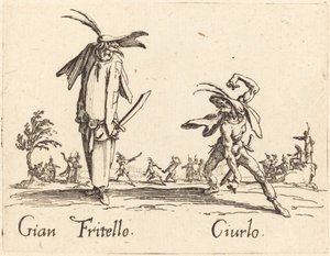 Gian Fritello és Ciurlo alkotó: Jacques Callot