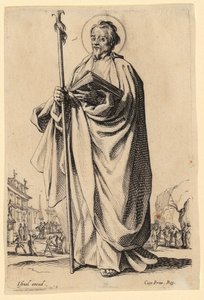 Szent Pál, az „Jézus, a tizenkét apostol és Mária” sorozat 5. lapja alkotó: Jacques Callot