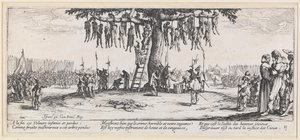 Az akasztás alkotó: Jacques Callot