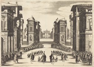 Il Solimano, II. felvonás alkotó: Jacques Callot