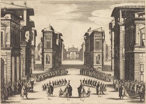 Il Solimano, II. felvonás alkotó: Jacques Callot