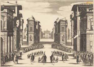 Il Solimano, II. felvonás alkotó: Jacques Callot