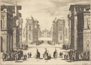 Il Solimano, I. felvonás alkotó: Jacques Callot