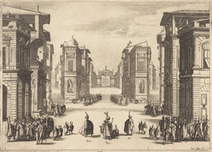 Il Solimano, I. felvonás alkotó: Jacques Callot