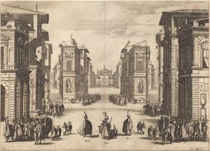 Il Solimano, I. felvonás alkotó: Jacques Callot