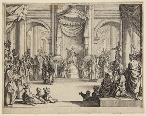 A gyermek Jézus a törvénytudók között alkotó: Jacques Callot