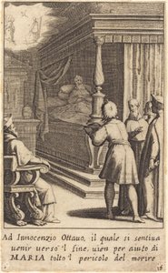 Innocent VIII, 1619. alkotó: Jacques Callot