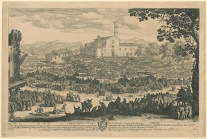Imprunetai vásár [firenzei változat] alkotó: Jacques Callot