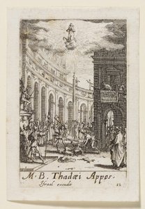 Júdás apostol (Thadaei Appos.) alkotó: Jacques Callot