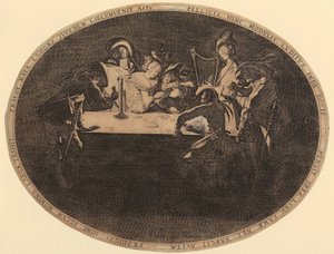 Kártyajátékosok alkotó: Jacques Callot