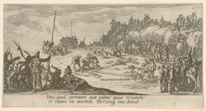 Keresztre feszítés alkotó: Jacques Callot