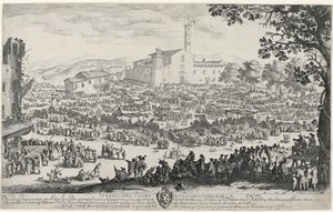 Az Impruneta Vásár alkotó: Jacques Callot