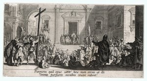 La Grande Passion, a 7 metszet egyike ... (metszet) alkotó: Jacques Callot