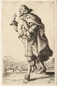 A nemesség: A kalapját a hóna alatt tartó, köszönő úriember alkotó: Jacques Callot