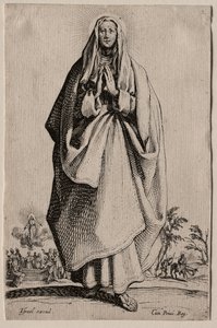 A Boldogságos Szűz. alkotó: Jacques Callot