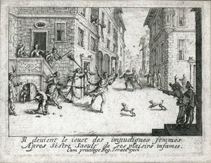 A tékozló fiú élete ... (metszet) alkotó: Jacques Callot