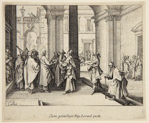 Caesar dénárja alkotó: Jacques Callot