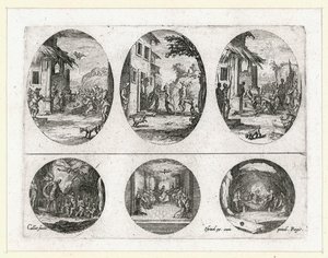 A passió csodái ... (metszet) alkotó: Jacques Callot