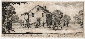 A háború nyomorúságai és szerencsétlenségei ... (metszet) alkotó: Jacques Callot