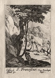 Bűnbánók: St. Francois alkotó: Jacques Callot